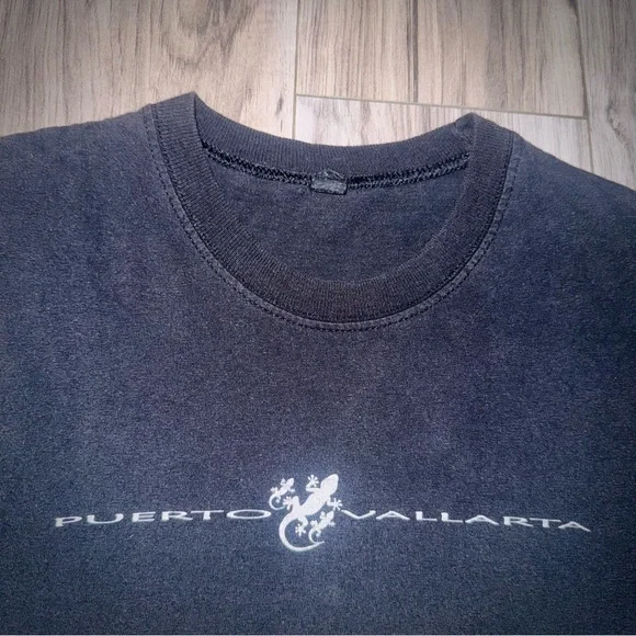 Black Puerto Vallarta Sleeveless Top 🦎 - Picture 4 of 5